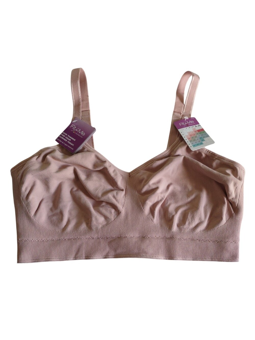 Fruit of The Loom Fit For Me 3XL Rose Bra